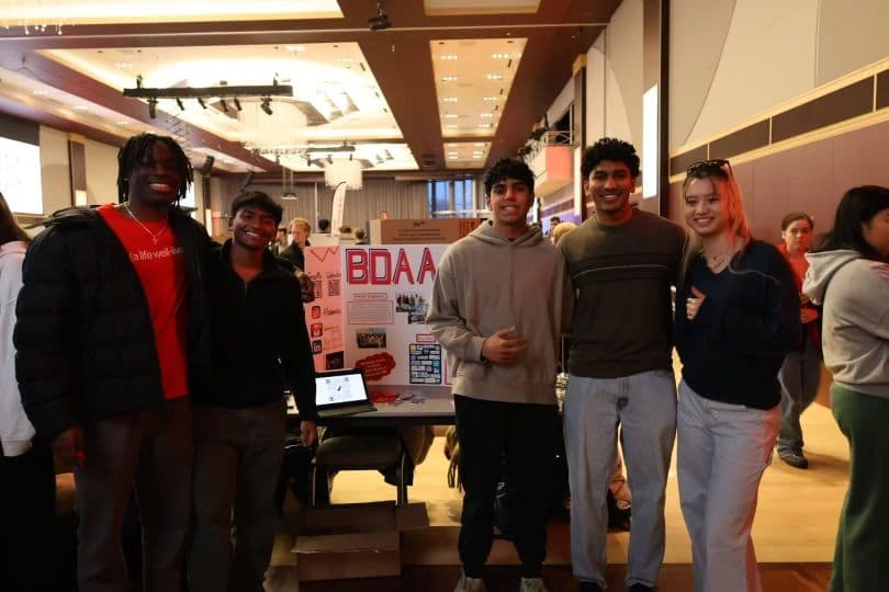BDAA career fair with company representatives